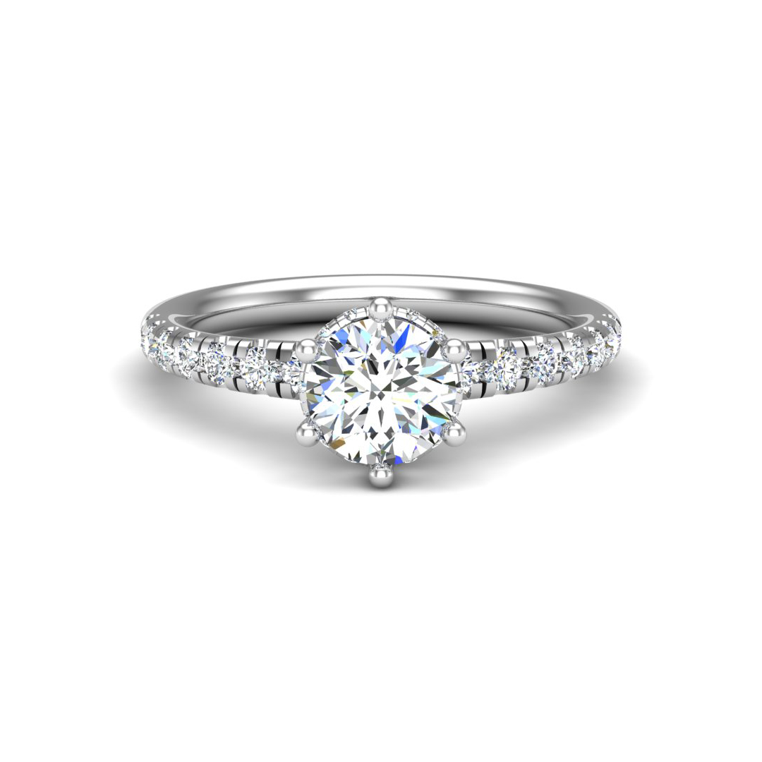 Lainey Halo Engagement Ring